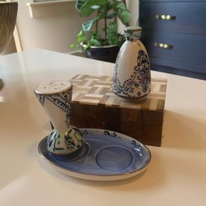 Eclectic salt and pepper shakers